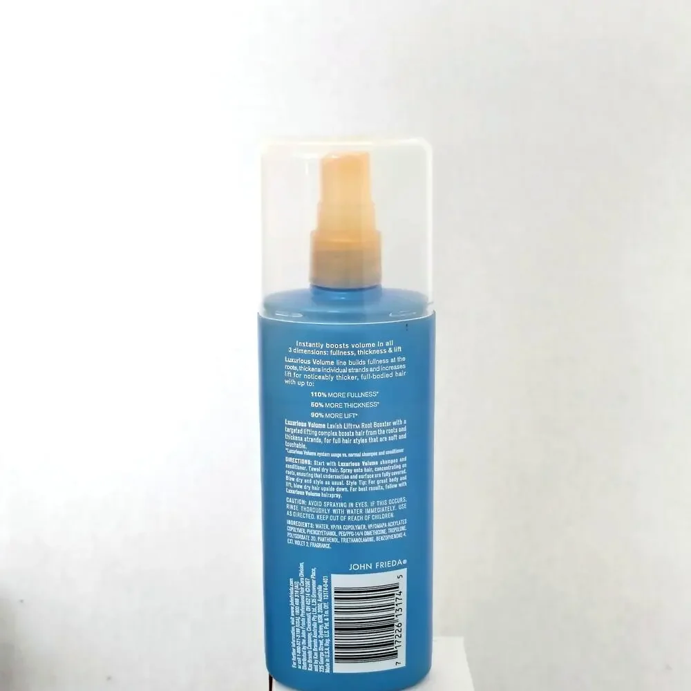 John Frieda Luxurious Volume Hair Spray 6.77 oz Lavish Lift Root Booster Discon.